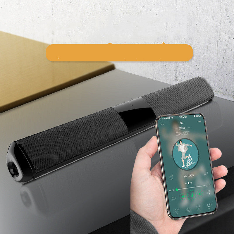 Portable dual-speaker stereo home speaker