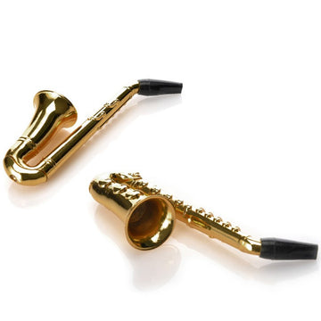 Gilded Saxophone  Filter Cigarette Holder