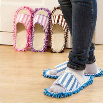 Lazy mopping slippers
