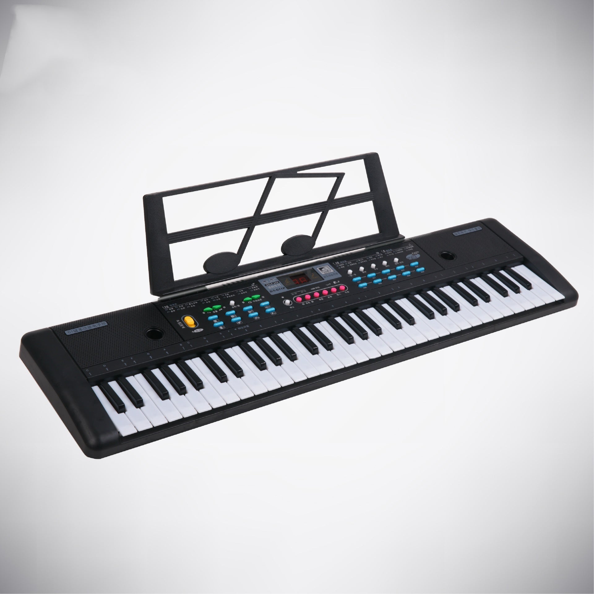 61 Key Children's Music Electronic Keyboard Puzzle Little Piano Pattern With Microphone