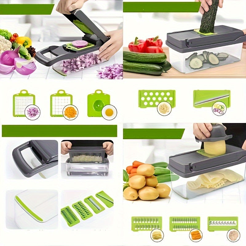 Aroefa 7/16PCS Multifunctional Vegetable Chopper - Aroefa