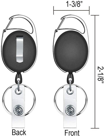 Retractable hoo(key) Keychain Holder