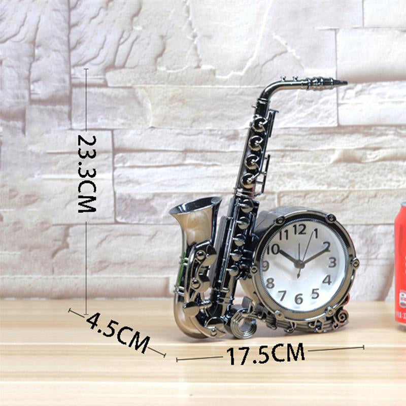 Classical European Style Saxophone Alarm Clock