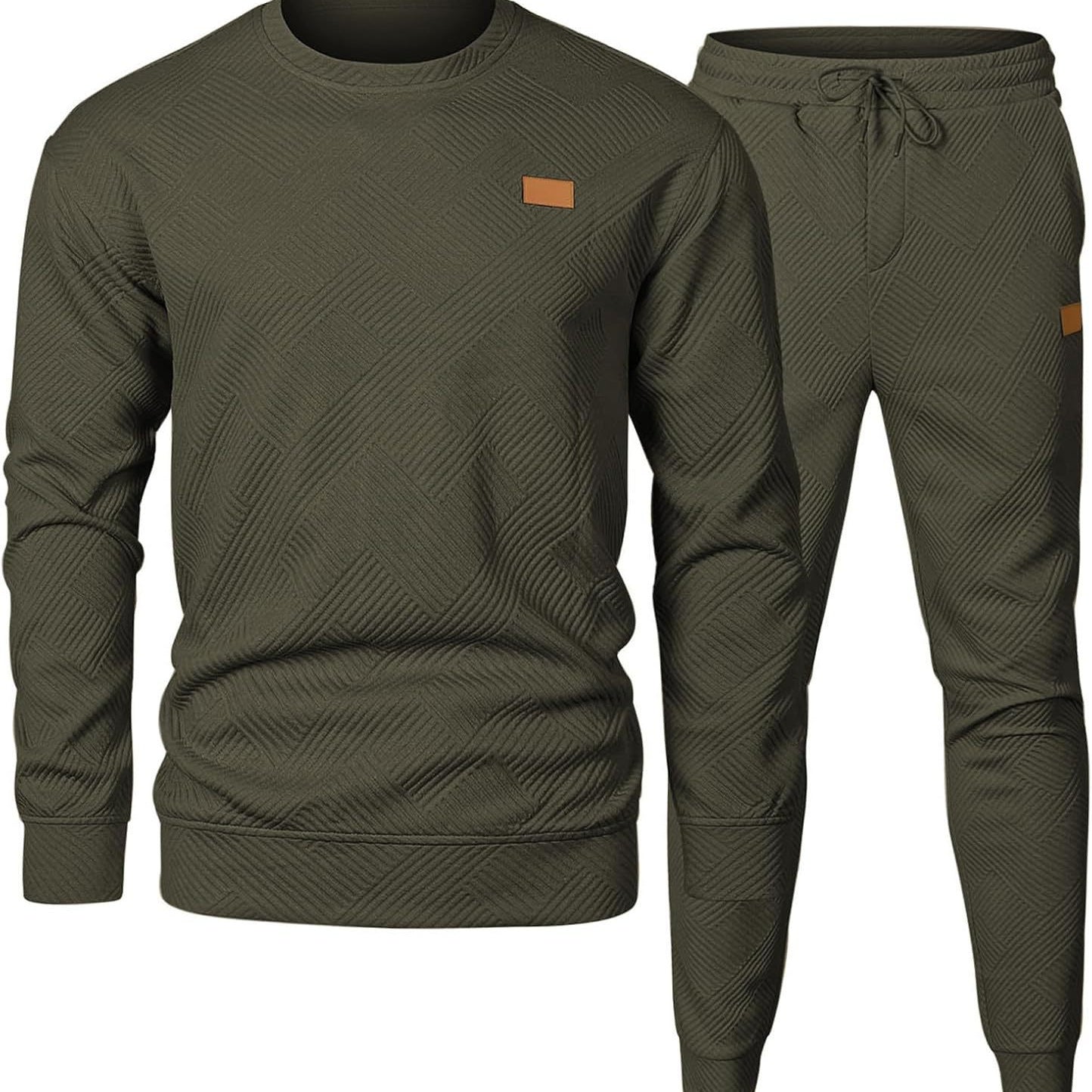 Aroefa Men’s Jacquard Sweater Set