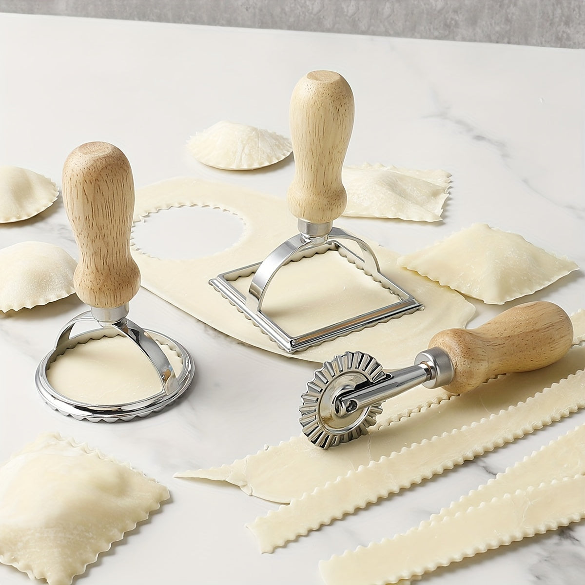 Aroefa v3pcs, Cookie Cutters And Dough Roller - Aroefa