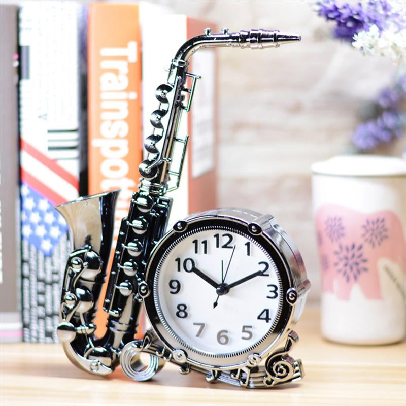Classical European Style Saxophone Alarm Clock
