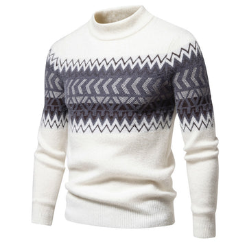 AE Printed Round Neck Sweater For Men