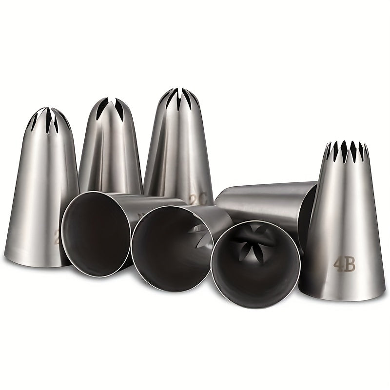 Aroefa 8-Piece Stainless Steel Piping Tips Set - Aroefa