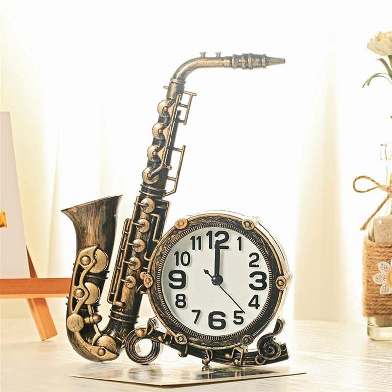 Classical European Style Saxophone Alarm Clock