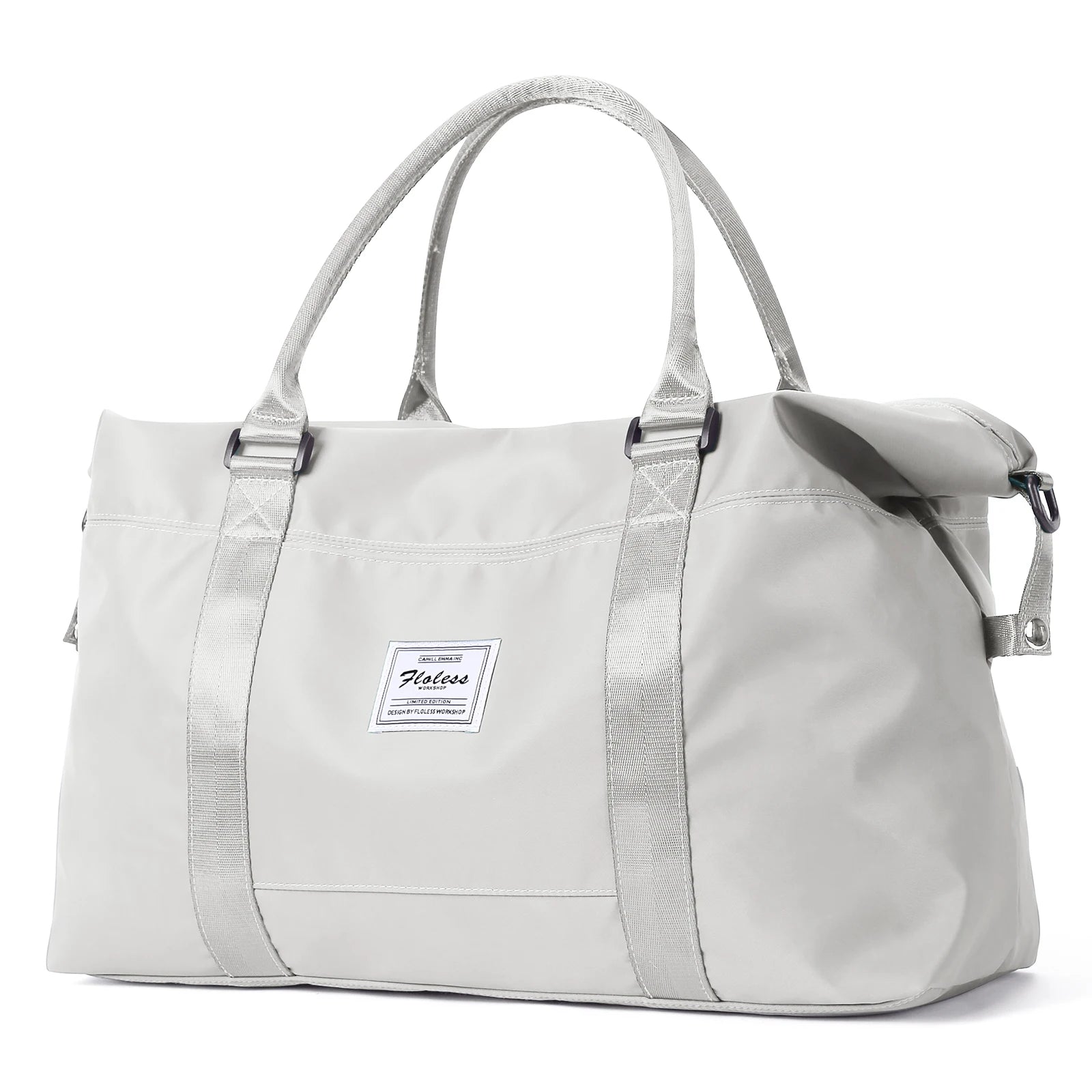 Travel Duffel Bag for Women Sports Tote Gym Bag Shoulder Weekender Overnight Bag with Trolley Sleeve for Airplanes Carry on Bag