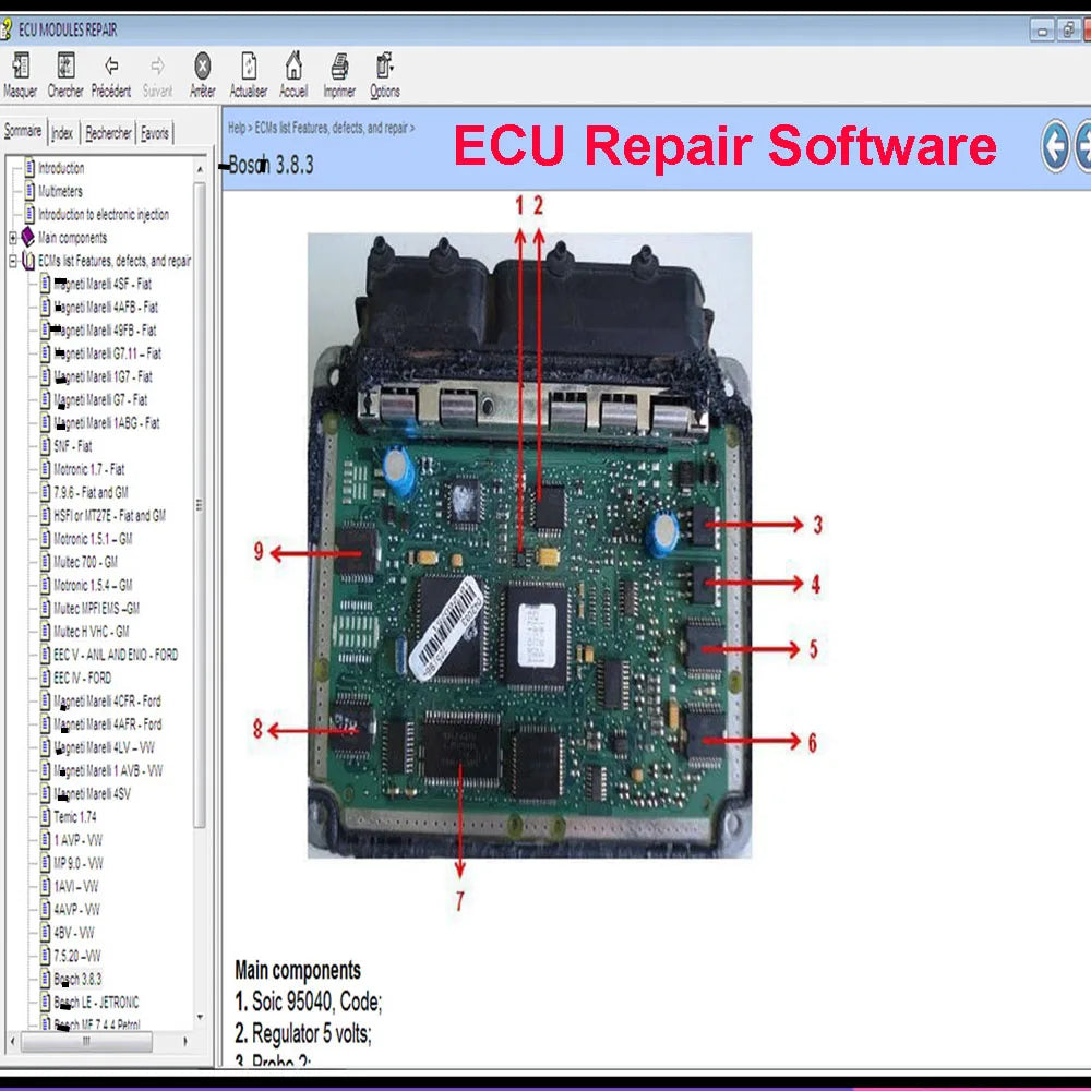 Aroefa Modules ECU Repair Software Upgraded ECU - Aroefa