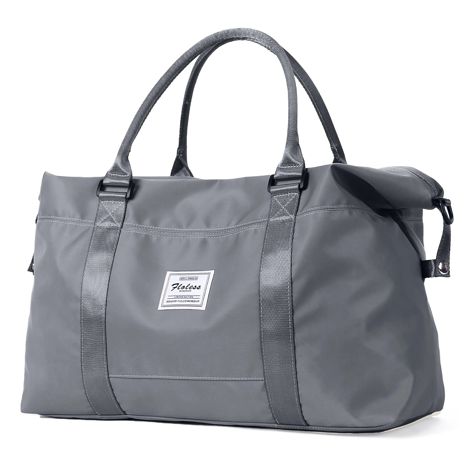 Travel Duffel Bag for Women Sports Tote Gym Bag Shoulder Weekender Overnight Bag with Trolley Sleeve for Airplanes Carry on Bag