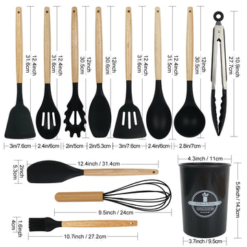 Aroefa Kitchen Cooking Tool 12Pcs - Aroefa