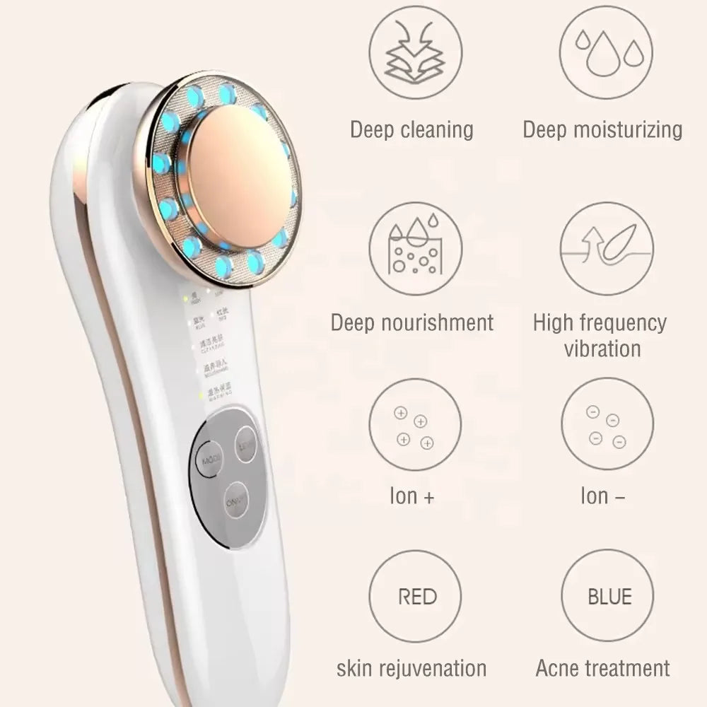Hot Personal Skin Care Beauty Products Lifting Massager Home Use Ems Micro-current Temperature Control Facial Beauty Device