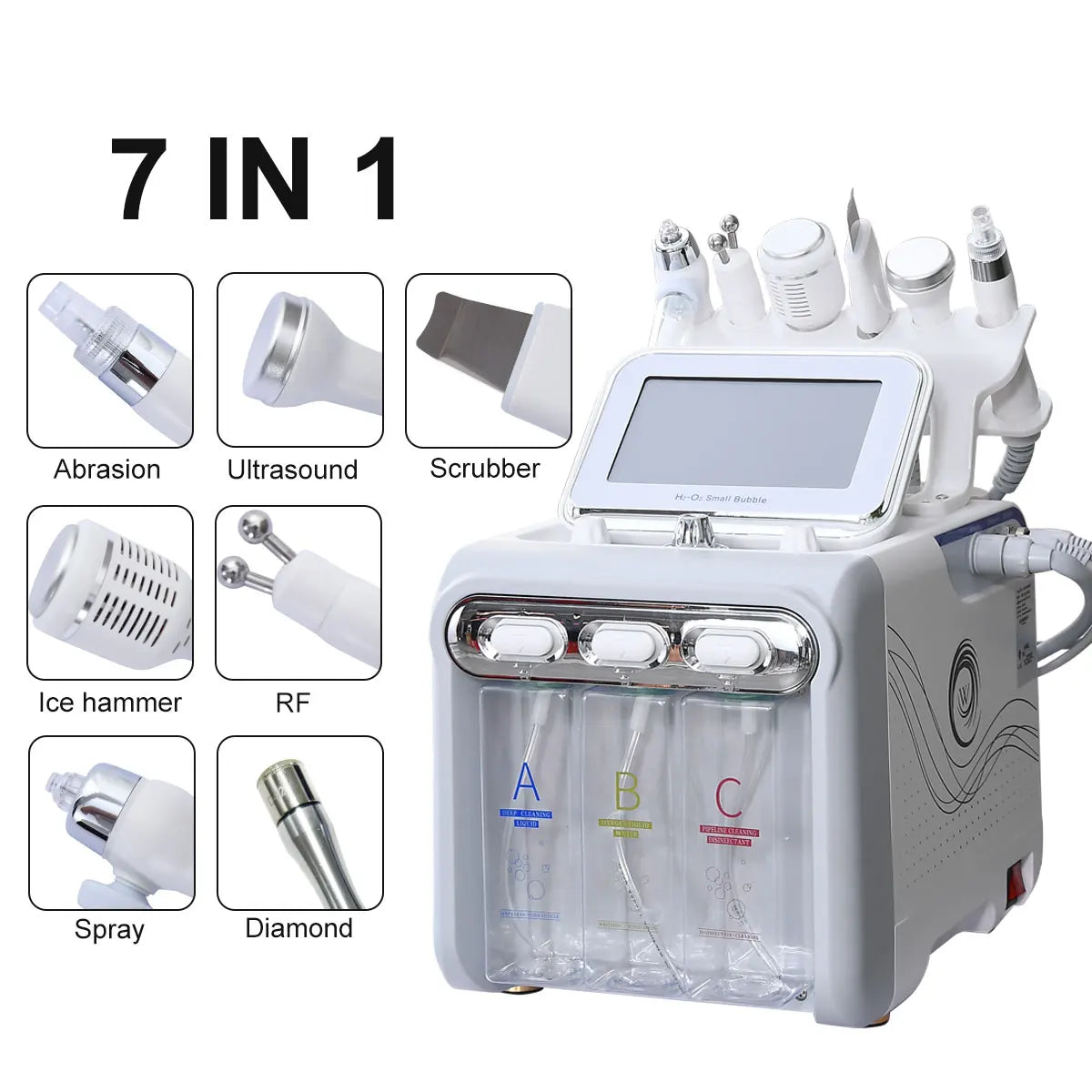 Beauty Products for Women 7 in 1 Lifting Hydrodermabrasion Diamond Microdermabrasion Hydra Beauty Facial Hydrofacial Machine
