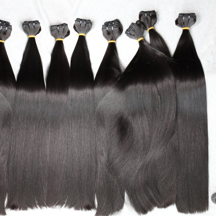Top Selling Vietnam Raw Hair Bundles Vendors Straight Bundles Human Hair Extensions Beauty Products for Women