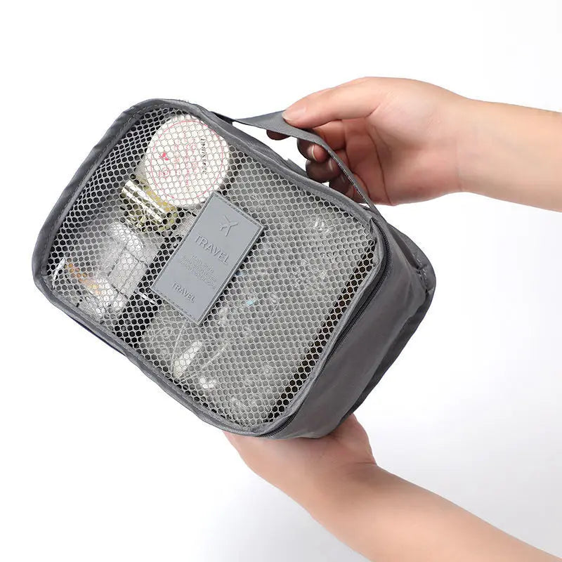 Travel storage 6-piece storage bag underwear shoes 6 storage bag Oxford waterproof cloth luggage storage and distribution