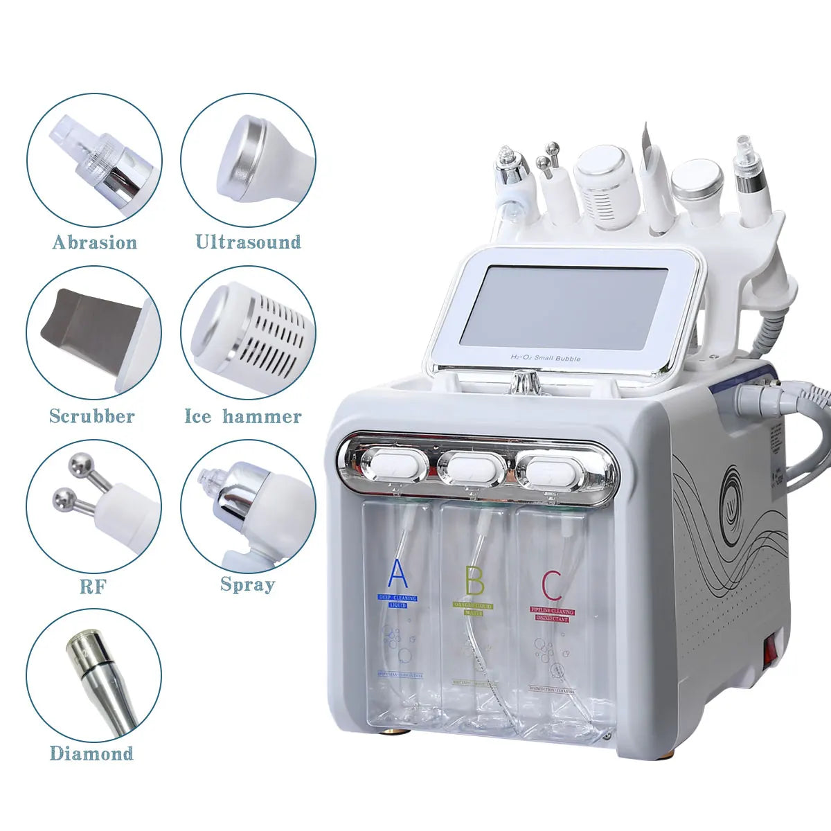 Beauty Products for Women 7 in 1 Lifting Hydrodermabrasion Diamond Microdermabrasion Hydra Beauty Facial Hydrofacial Machine