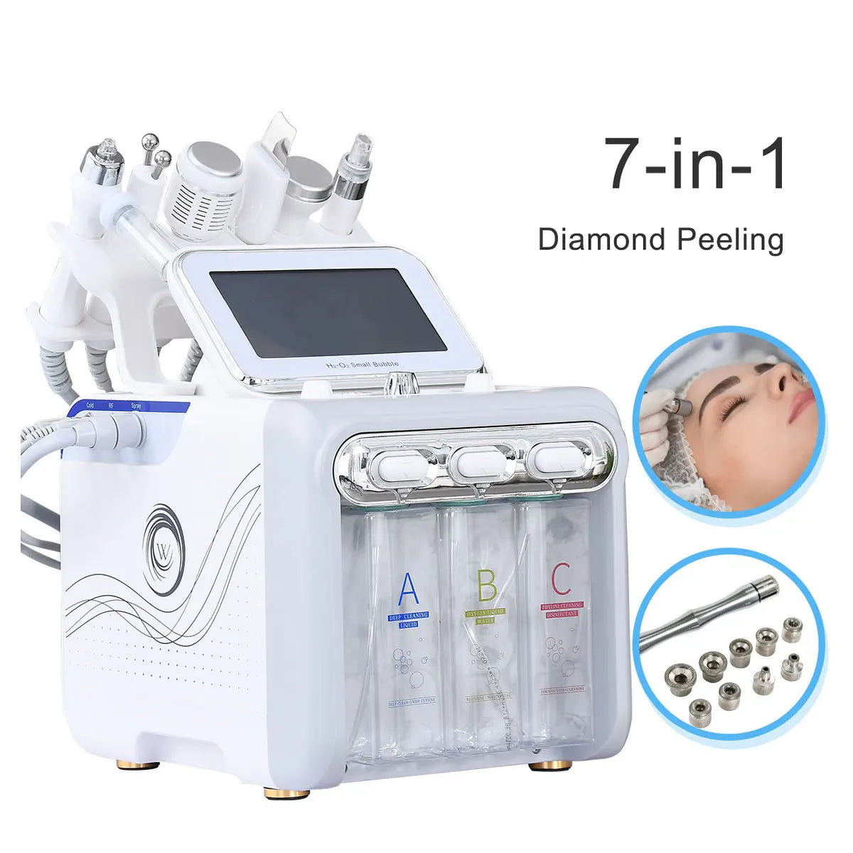 Beauty Products for Women 7 in 1 Lifting Hydrodermabrasion Diamond Microdermabrasion Hydra Beauty Facial Hydrofacial Machine