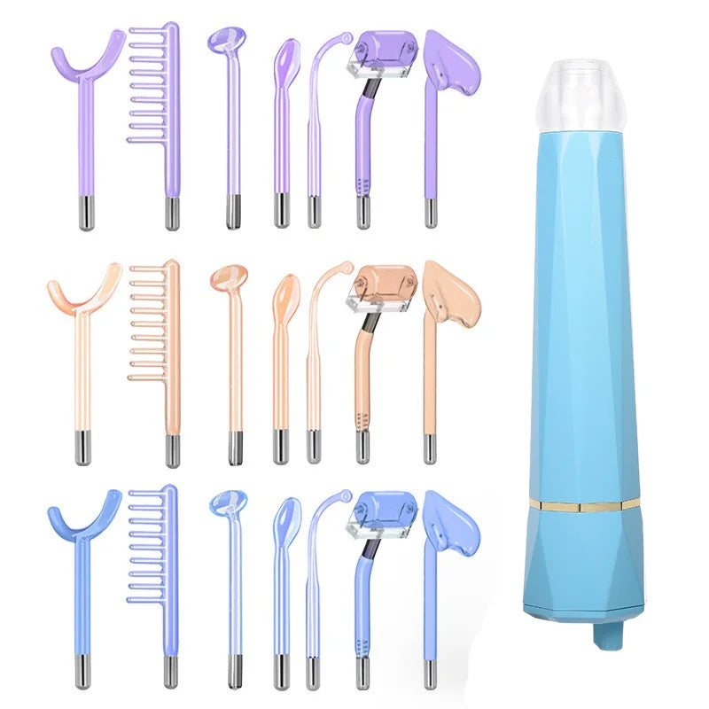 New Best Seller Beauty Products Skin Tightening Therapy Wand Eva case Adjustable Frequency Wand 7 in 1