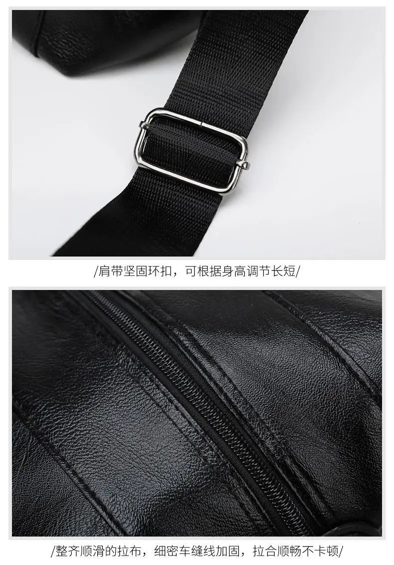 Fashion men Travel Bag Luggage Bag Large Capacity Leather Portable Business handbag crossbody Casual Men's Bag shoulder Trip Bag