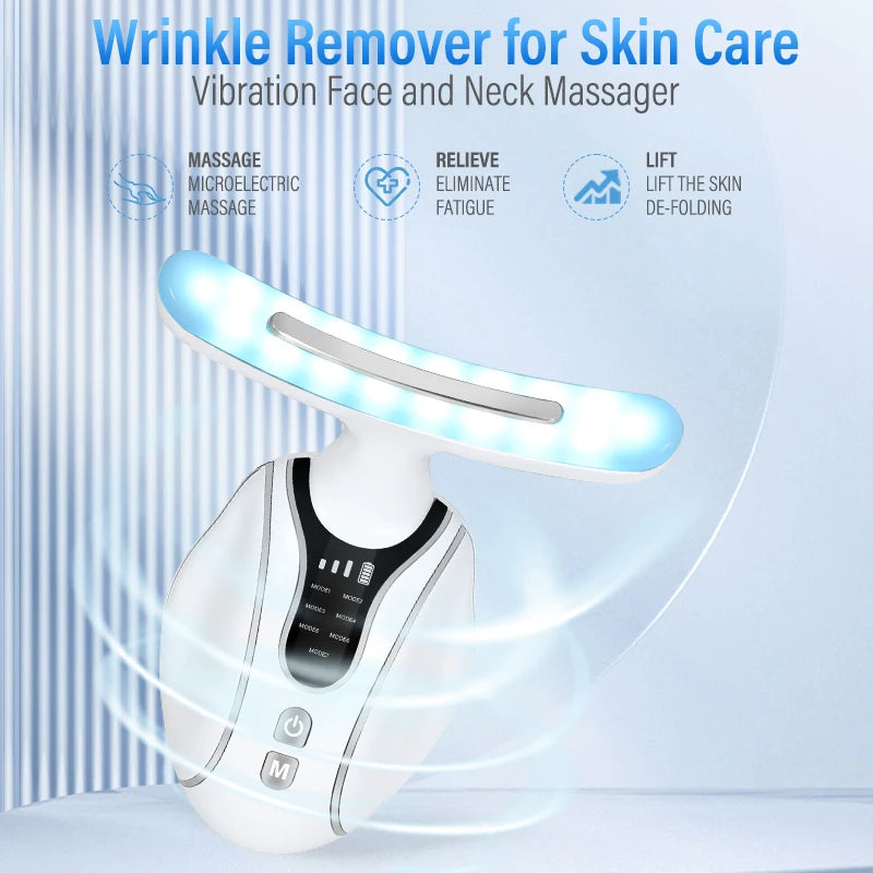 OEM Beauty Products Anti Wrinkle Remover Device Face & Neck Lifting Massager Skin Tightening Face Massage Machine