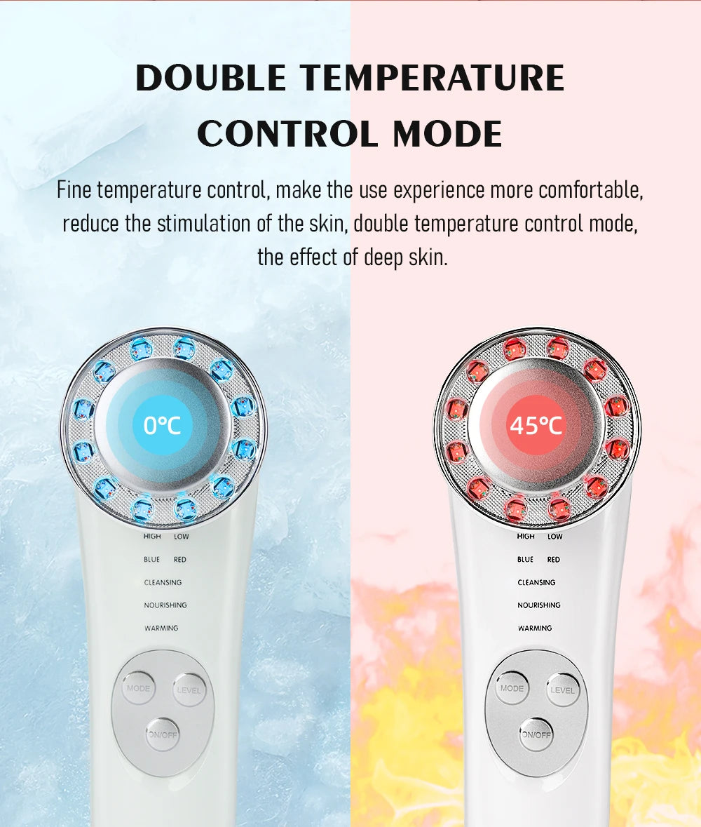 Hot Personal Skin Care Beauty Products Lifting Massager Home Use Ems Micro-current Temperature Control Facial Beauty Device