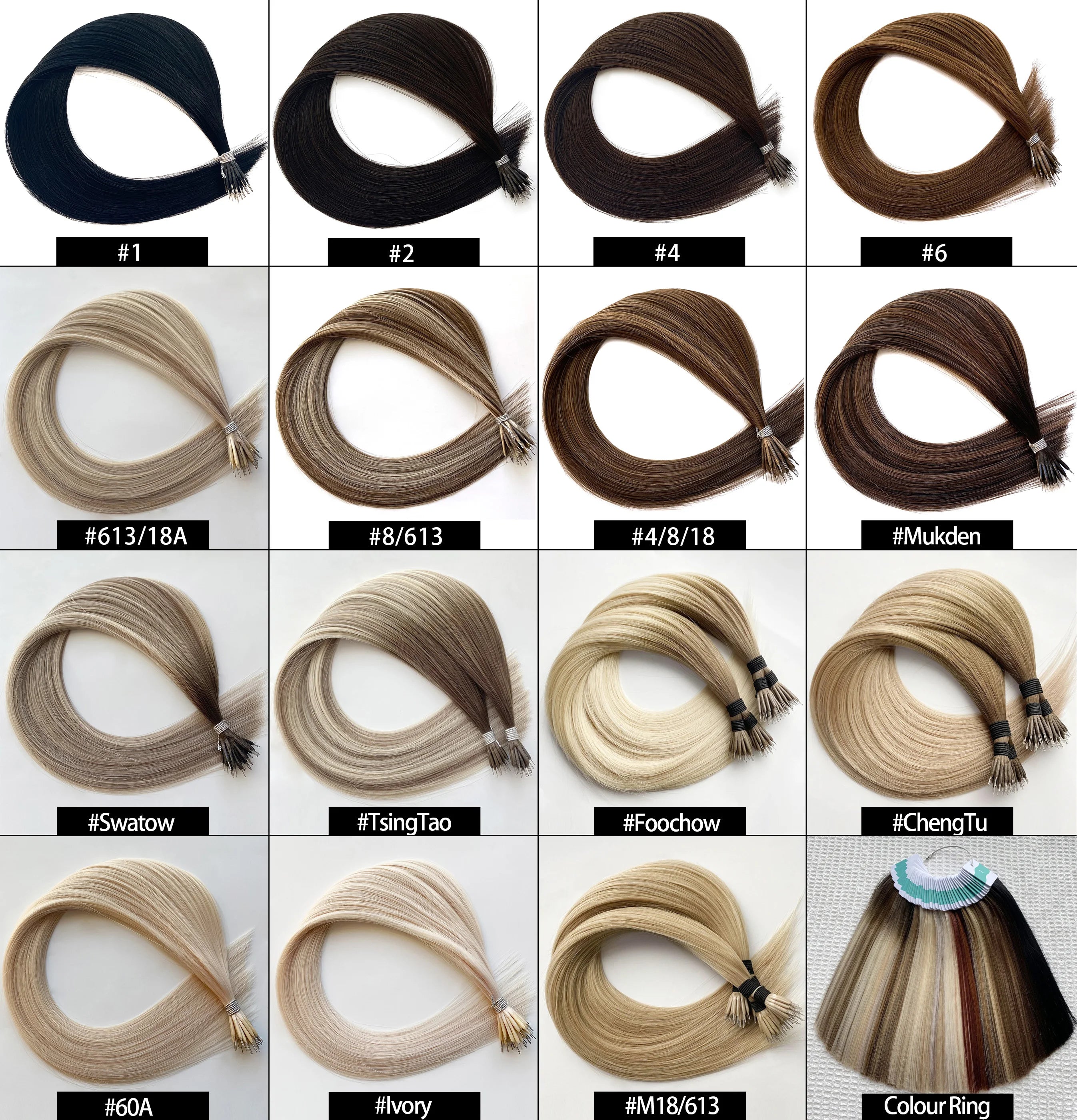 HaiYi Factory Large Stock New Invisible Mini Flat Weft Double Drawn Genius Weft Hair Extension