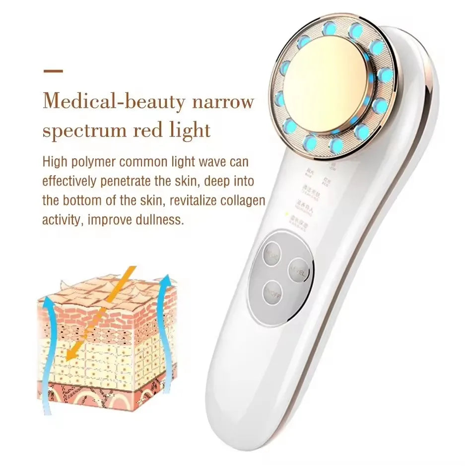 Hot Personal Skin Care Beauty Products Lifting Massager Home Use Ems Micro-current Temperature Control Facial Beauty Device