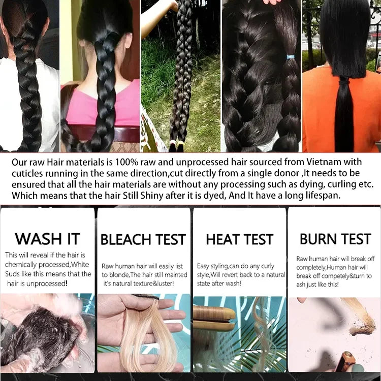 Top Selling Vietnam Raw Hair Bundles Vendors Straight Bundles Human Hair Extensions Beauty Products for Women
