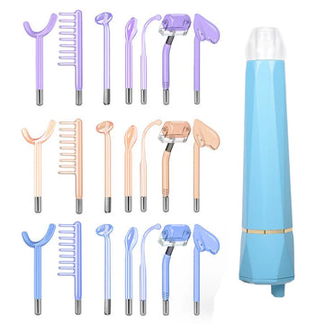 New Best Seller Beauty Products Skin Tightening Therapy Wand Eva case Adjustable Frequency Wand 7 in 1
