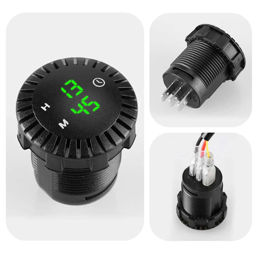 Aroefa Car Panel Electronic Clock 12V/24V - Aroefa