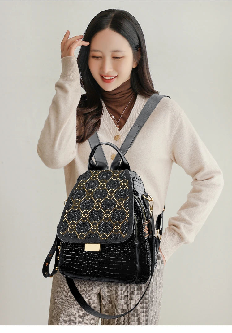 Fashion Women's Backpack, Stylish Daypack for Work, Travel, School, College, Hiking, and Daily Use