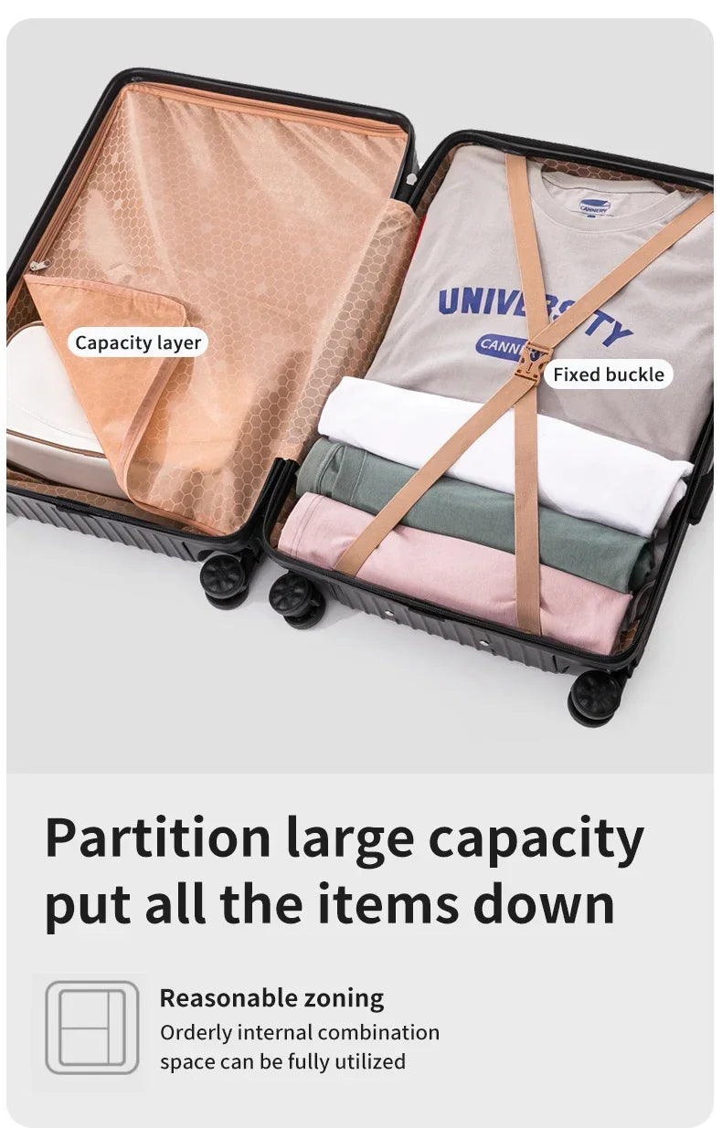 100% Aluminum Magnesium Alloy Travel Luggage Trolley Luggage 20 22 24 26 28 Inch Trolley Luggage Carry-On Luggage With Cup Holde