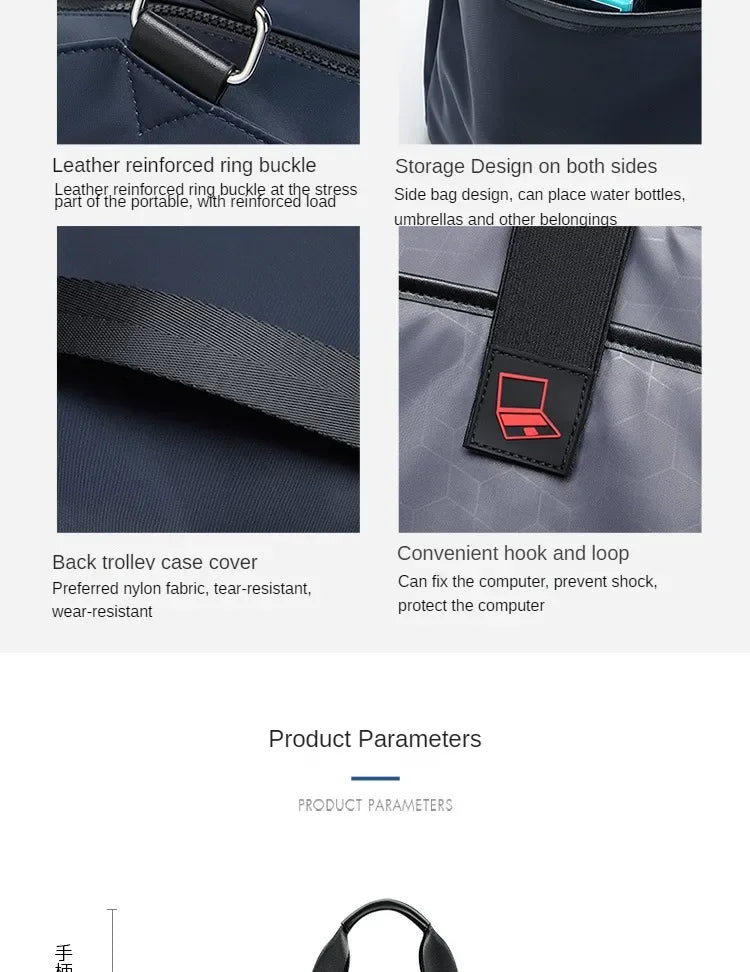 Travel Bag Men Nylon Duffle Weekend Bags Coach Tote Bag Large Size Hand Luggage Shoulder Handbags Large Capacity Travel Suitcase