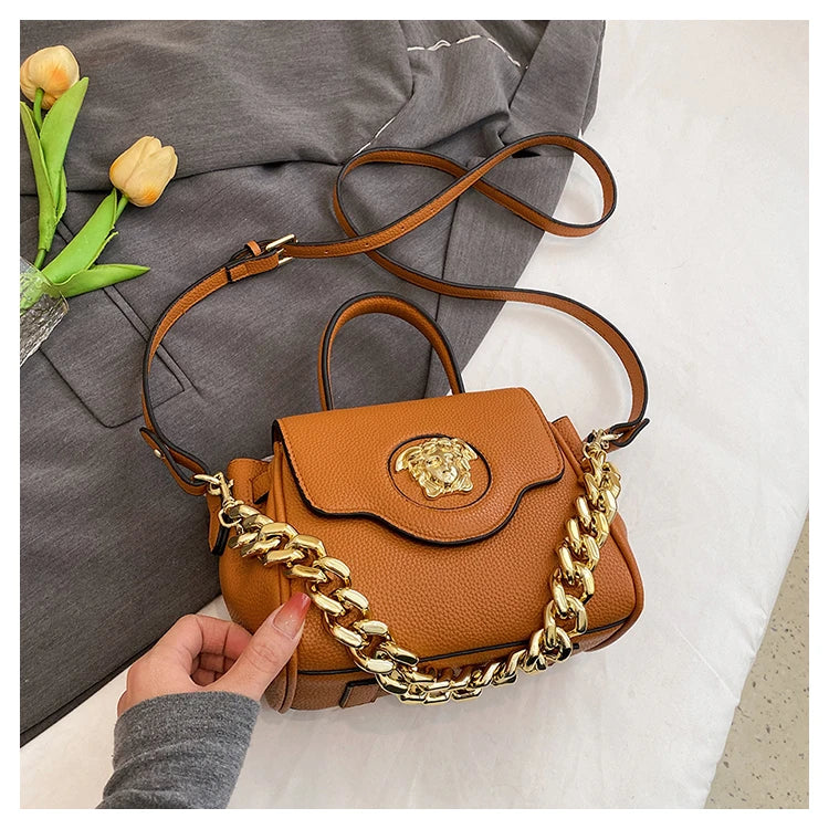 High-End Minimalist Messenger Bag Fashionable For Women With Large Capacity Casual Business Solid Color