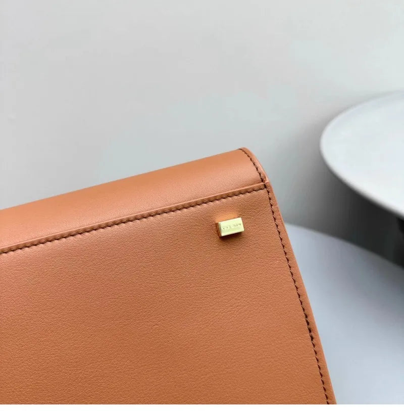 Tote Large Capacity Commuter Bag Cowhide Niche Shoulder Handbag Large Soft