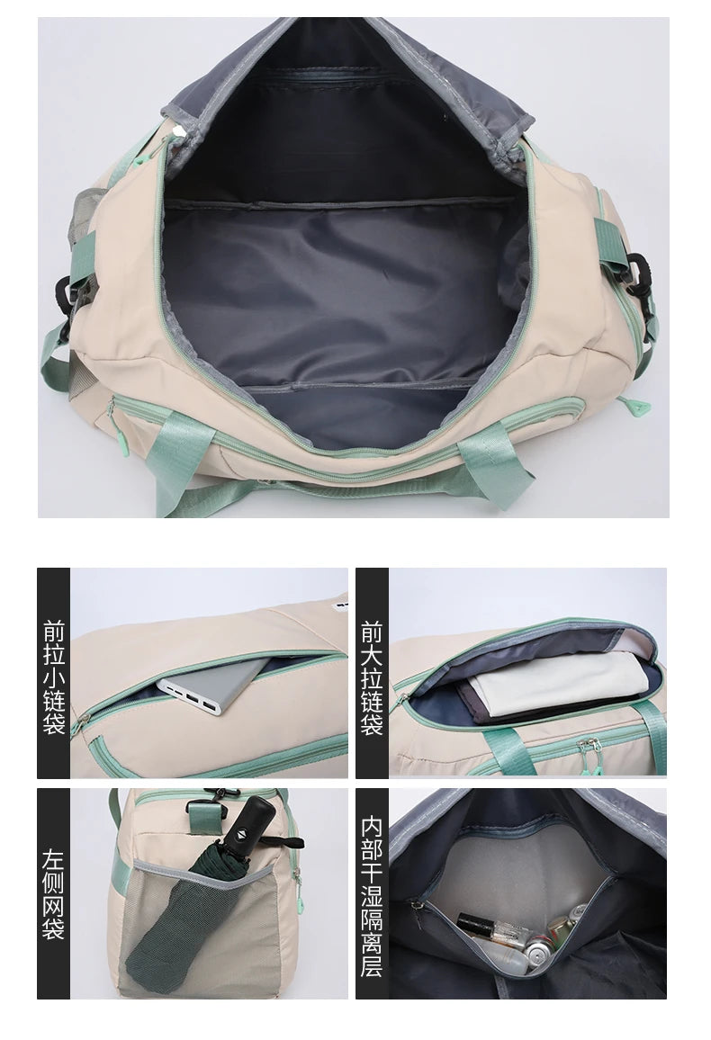 New Travel Backpack Laptop Bag Multifunctional Waterproof Fitness Handbag Outdoor Shoulder Bags Large Capacity Backpack Mochila