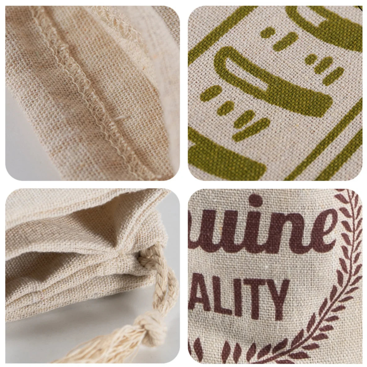 Linen Bread Bags Reusable Drawstring Bag For Loaf Homemade Artisan Bread Storage Bag Linen Bread Bags For Baguette