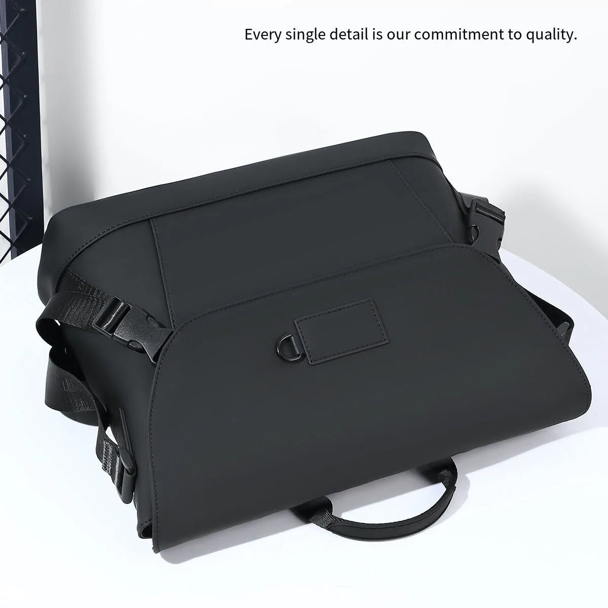 New Briefcase, High-End Business Crossbody Bag, Commuter Travel Backpack, Large-Capacity Shoulder Bag, Fashionable Water-Repellent Handbag, Laptop Bag, Solid Color Casual Bag