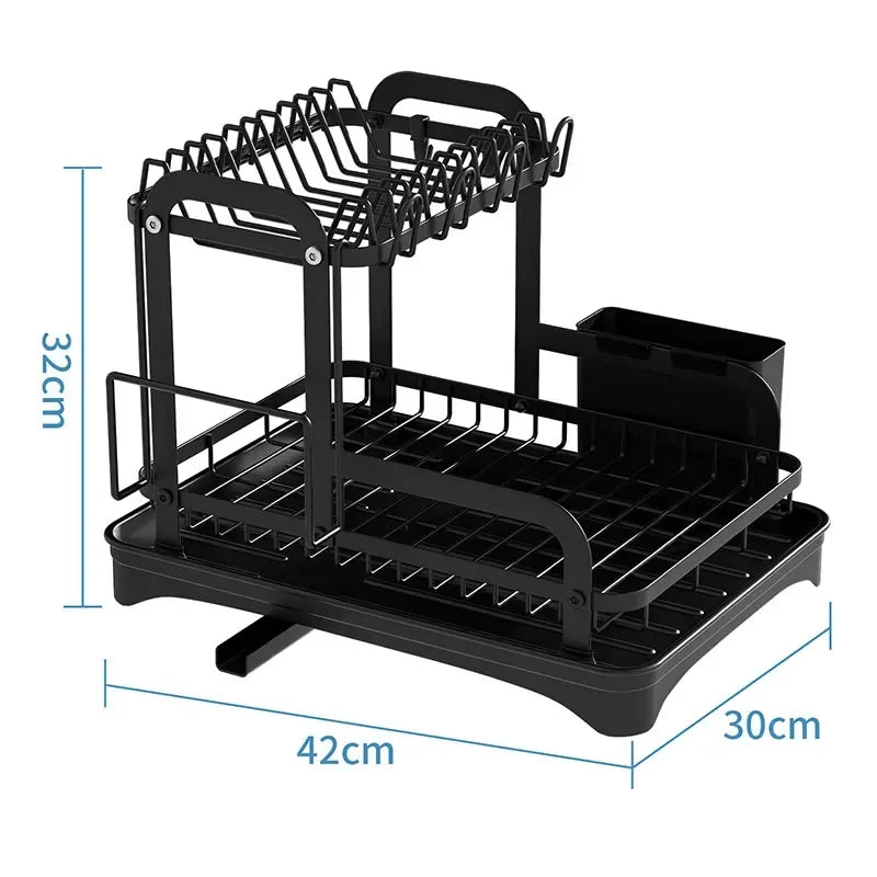 Aroefa Kitchen Dish Storage Rack - Aroefa