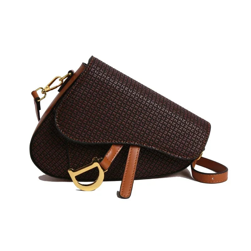 Elegant Messenger Bag for Ladies, Leather Shoulder Crossbody By Famous Designer, Women's Handbag Popular Classic