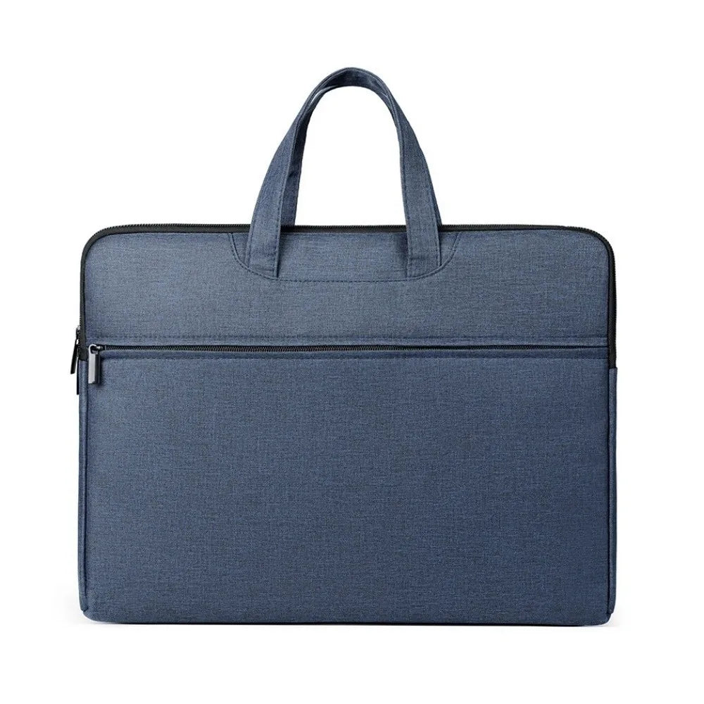 Waterproof Large Capacity Business Briefcase Document Shockproof Zipper Storage Handbag Portable File Paper Organizer Laptop Bag