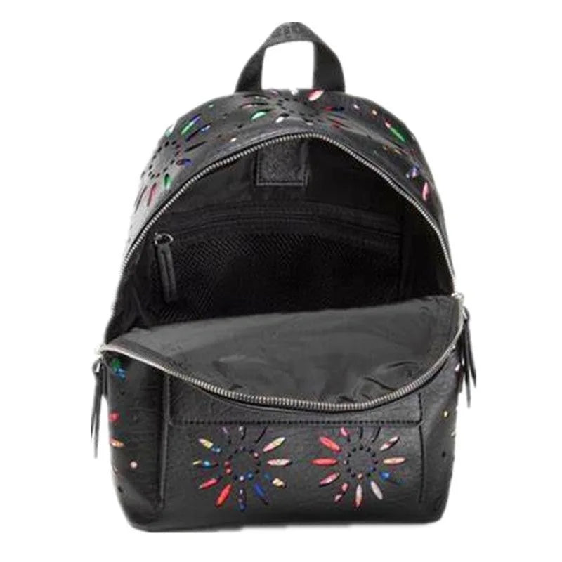 European, American, Spanish original single backpack, light luxury, fashionable hollow flower designer's large capacity backpack