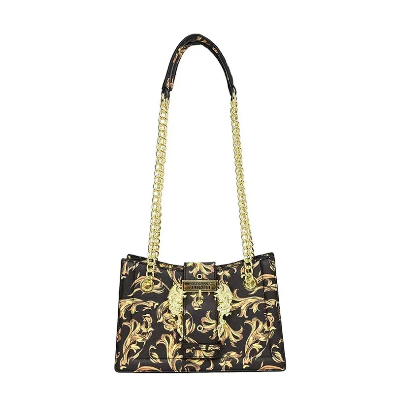 New Arrival 2025! Women's Trendy Retro - Style Bag - Fashion - Forward Printed Chain, Large - Capacity Shoulder/Underarm