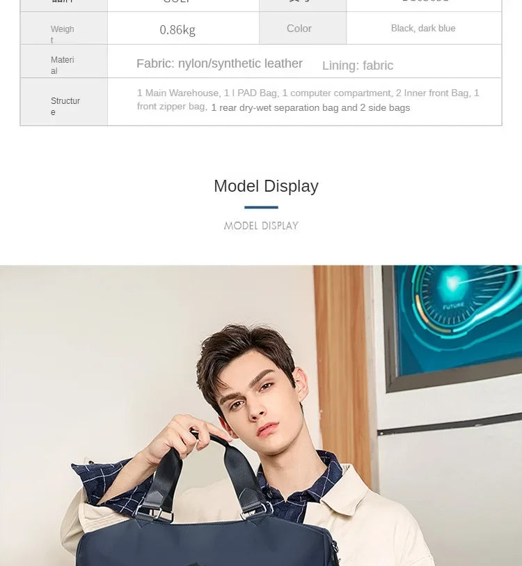 Travel Bag Men Nylon Duffle Weekend Bags Coach Tote Bag Large Size Hand Luggage Shoulder Handbags Large Capacity Travel Suitcase