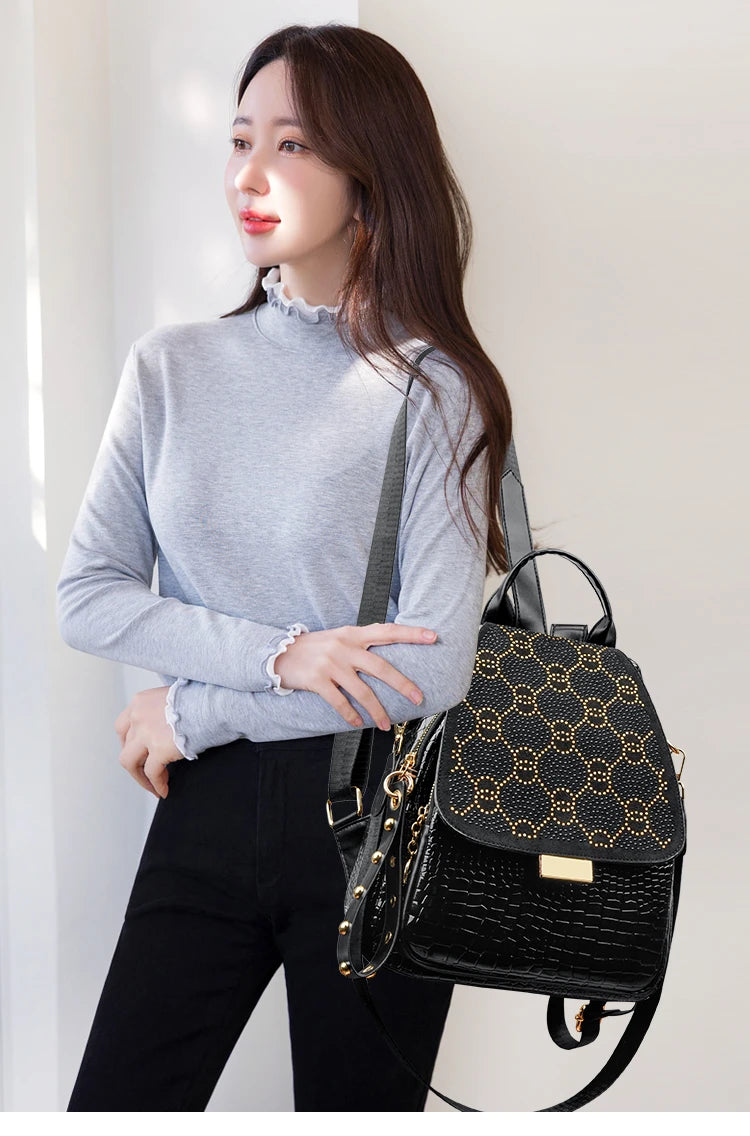 Fashion Women's Backpack, Stylish Daypack for Work, Travel, School, College, Hiking, and Daily Use