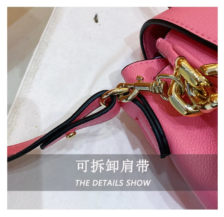 High-End Minimalist Messenger Bag Fashionable For Women With Large Capacity Casual Business Solid Color