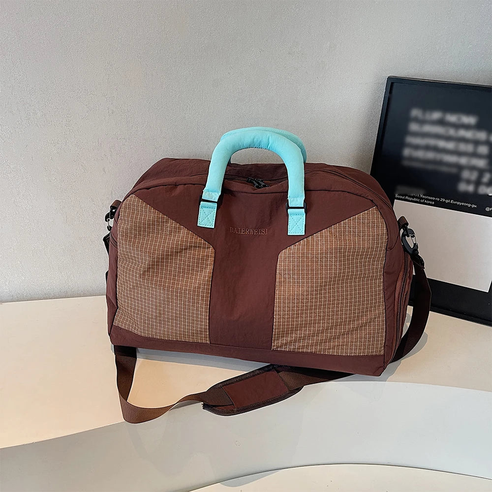 Large-Capacity Short-Distance Travel Bag, Carry-On Bag, Business Trip Hand Luggage, Sports and Fitness Bag, Travel Storage Bag