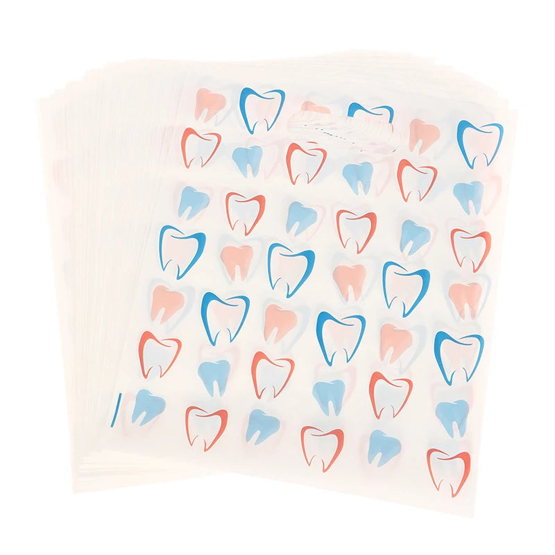 30/50pcs Dental Bags For Dental , Bulk Plastic Dental Goods Gift Bags For Hygienists, Dentists, Patient Care Clinics